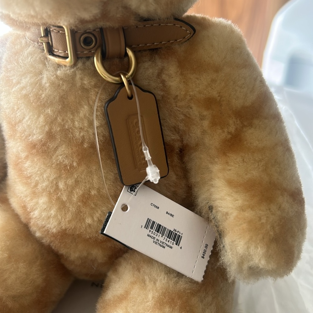 Coach Shearling Bear - Picture 3 of 4